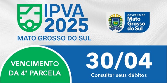 banner da campanha 4 parcela de IPVA