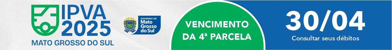 banner da campanha 4 parcela de IPVA