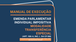 Capa Manual de Execução Emendas PIX.