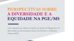 Capa Perspectivas sobre a diversidade e a equidade na PGE.