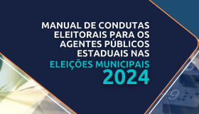 Capa Manual de Conduta Eleitoral 2024.