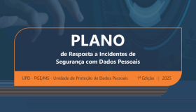 Capa Plano de Resposta a Incidentes de Segurança com Dados Pessoais.